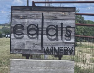 Calais Winery Sign
